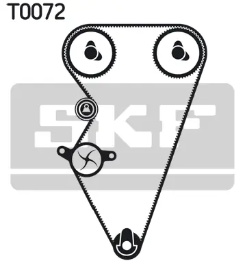 SKF VKMC 07301 Su Pompalı Triger  Seti  Land Rover Freelander (L314),Mg Mg Tf 115 ,Rover Streetwıse 530037630 614655 984045 K984045B KH379WP274 KP15497XS KTBWP4060 PK00451 WPK139902