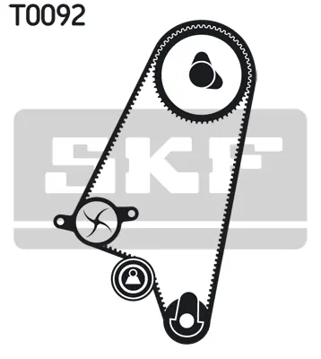 SKF VKMC 05121-2 Su Pompalı Triger Kayış Seti Opel Astra G Hatchback (T98) 1.6 (F08, F48) 02.1998 - 09.2000 1987948879 3009401 530000431 980766 K1PA1217 K980766A KH60WP264 KP35310XS KP3TH15310XS KTBWP2216 PK03460 SK1162AQ2 WPK167701