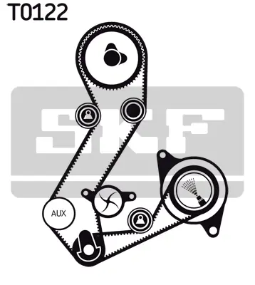 SKF VKMA 04106 Triger Seti Ford Escort(Vıı)-Fıesta(Iıı-Iv)-Mondeo, Mazda 121 (1.8 D.) 11045 1987948051 1987948565 1987948621 530001010 K025451XS KH64 KT1036 KTB142B SK1042