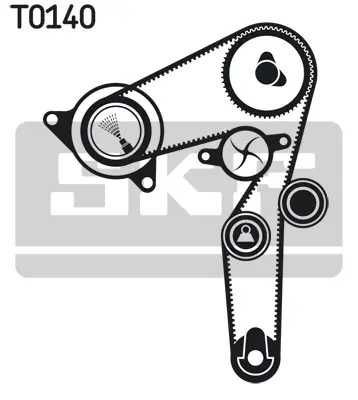 SKF VKMC 02174 Triger Kayışı Seti + Devirdaim Fıat Doblo, Palıo, Brava, Bravo, Sıena, Marea 1.9d 96-02 106293 3006724 530043430 530062330 614551 985255 K3PA922 K62044 K985255A KTBWP1990 PK10550