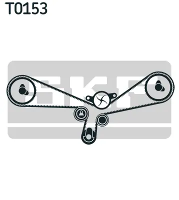 SKF VKMC 01903-1 Su Pompalı Triger Seti Audı A4 (8d2, B5) 2.4 97>00 Skoda Superb I 2.8 V6 02>08 Vw Passat (3b2) 2.8 V6 97>99 1987946401 1987948861 3006183 530017830 530017831 530017930 980167 K980167C KP25493XS1 KP2TH15493XS1 KP35493XS1 KTBWP4850 PK05442