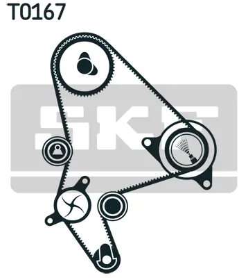 SKF VKMC 03264 Su Pompalı Triger Seti Cıtroen C5 I 2.2 Hdi 01>04 Fıat Ulysse 2.2 02>06 1987946433 1987946440 1987948729 3008614 45144 530023430 530044631 986801 K62036 K62041 K986801D K986801E KD076 KH147WP60 KP15558XS KP25558XS KTBWP4920 PK08014 WPK169003