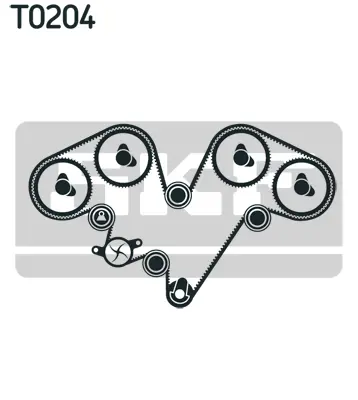 SKF VKMA 03902 Cıtroen-Peugeot-Fıat-Renault (3.0) Triger Seti 1987948220 1987948289 28103 530025910 K015602XS KH350 KTB560 SK1483