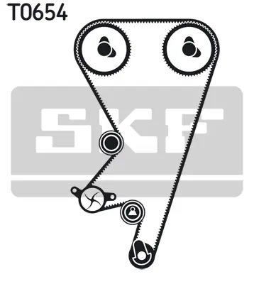 SKF VKMC 05202 Su Pompalı Triger Seti Opel Astra 1.7 92>98 Vectra 1.7 88>92 1987948741 3005722 530007930 614642 980734 K980734A KP15368XS KTBWP1680 PK03160 SK1037AQ1 WPK144702