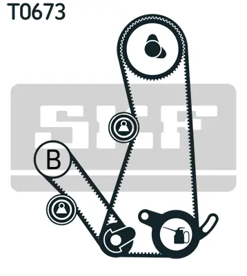 SKF VKMA 95642 Triger Seti 153+65 Dış Lancer 1.8 16v 92- ADG07349 K015255XS KTB712