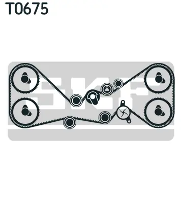 SKF VKMC 98115-2 Su Pompasi + Triger Kayisi Seti 530052210 981509 K981509A KP25612XS3 KP2TH15612XS3 PK75090