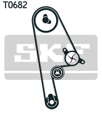 SKF VKMC 93006 Su Pompasi + Triger Kayisi Seti 3006692 530031430 987822 K015410XS K987822A KP15410XS1 KP15410XS2 KTBWP3920 PK78220