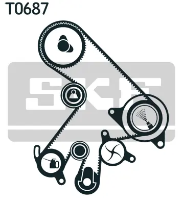 SKF VKMC 91720 Su Pompalı Triger Seti Toyota Avensıs 2.0 Td 97>03 Toyota Carına Iı 2.0 D 86>91 32824 530026930 981726 K981726A KP15057XS KTBWP1380 P726