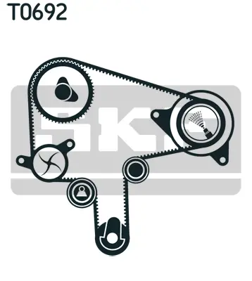 SKF VKMA 94920 Triger Seti 150 Dış Mazda 6 2.0 07- 1987948133 31726 ADM57317 K015630XS KH530 KTB763