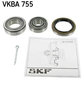 SKF VKBA 755 Aks Rulmanı Kiti Arka Toyota Starlet 84-89 713618220 982816