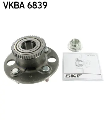 SKF VKBA 6839 Arka Teker Rulmanı (Abs 4 Bijon) Honda Cıvıc Vıı (Eu, Ep, Ev) 1.4i 1.7ctdi 02-05 32306 713617810 912784 ADH28342