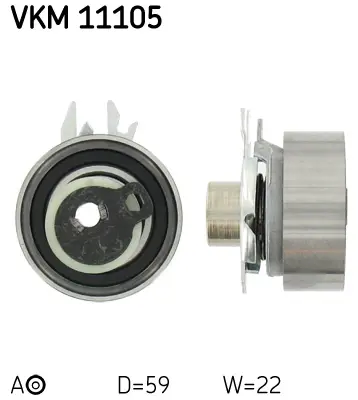 SKF VKM 11105 Triger Gergi Rulmanı Volkswagen Polo V  1994>1999 11557 531027730 ATB2217 HTG103 T43070 TP0043