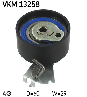 SKF VKM 13258 Triger Gergi Rulmanı *Otomatik* (60*29) 1.4 16v (Euro3) Kfu (Et3j4) Cıtroen C2,C3,C4 - Peugeot 206,207,307,1007 1987949932 26804 531075710 ATB2328 HTG317 T43088 TP0096