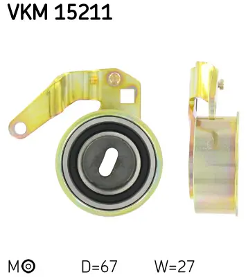 SKF VKM 15211 Triger Gergi Rulmanı  Vectra A 2.0ı 16v (89-95)- Astra F 2.0ı 16v (88-91)- Kadett E- Calıbra A 1987949295 3921 531005010 ATB2185 HTG126 T41152