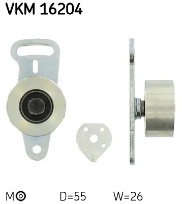 SKF VKM 16204 Triger Gergi Rulmanı (55*26) *Yeni Tip* Renault 18,21,25,Master,Trafıc 81-90 Cıtroen Cx I,Iı 79-89 Peugeot 505 2.0 79-89 531032710 531042710 5908 ATB2045 HTG21 T41161