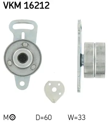 SKF VKM 16212 Skf Gergi Rulmanı 531006910 531007110 531025010 5889 ATB2043 GT80270 HTG26 T41163