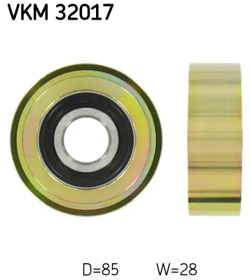 SKF VKM 32017 155,164,Scorpıo (2.5 D.) V Kayış Gergi Rulmanı 1626009 532001420 APV2110 LA0140 N2156 T0276