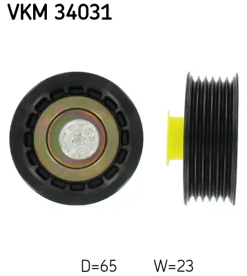 SKF VKM 34031 V Kayış Gergi Rulmanı  Ford Mondeo Iıı-Transıt 2.0-2.0 Tdcı-2.2 Tdcı 00-> 24409 532047110 APV2709 T0323 T36125