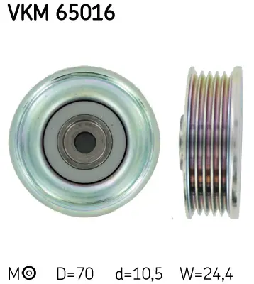 SKF VKM 65016 Mıtsubıshı Carısma, Pajero, Space Star (1.6 1.8 B. / 1.6 1.8 D.) V Kayış Gergi Rulmanı T39285