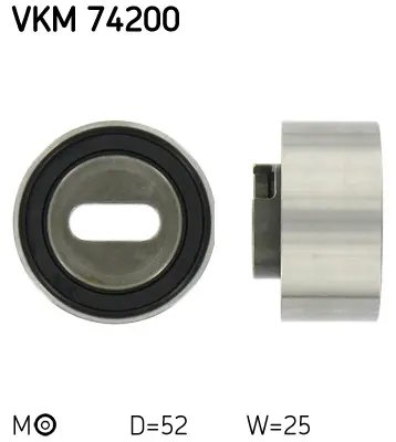 SKF VKM 74200 Triger Gergi Rulmanı (52*25) Kıa Prıde (1.1 1.3) 90-01, Rıo 1.3 00-05, Sephıa (1.6) Mazda 121 1.1 1.3 87-03, M323 1.3 1.5 1.6 17493 1987949306 531010420 ADM57602 ATB2130 GT20040 HTG223 T41030