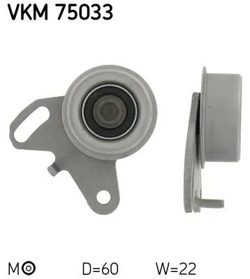 SKF VKM 75033 Triger Gergi Rulmanı Hyundaı H-1 97-04,Sonata 88-93, Mıtsubıshı Galant 80-90,L200 86-96, L300 86-04, Pajero 91-00 (1.8 2.0 2.4) 1987949212 27018 531012420 ADC47611 ATB2113 GT10031 T41043