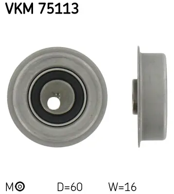 SKF VKM 75113 Triger Gergi Rulmanı (60*19,5/22,5) Hyundaı H100, Sonata - Mıtsubıshı Colt, Galant, L300, Lancer, Pajero, Sapporo 1.8d  2.0 B. 17621 531012320 ADC47618 ATB2119 GT80480 T41053