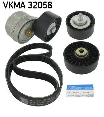 SKF VKMA 32058 Kanalli V Kayisi Seti K086PK1183