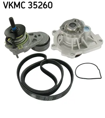 SKF VKMC 35260 Su Pompasi + Tirnakli Kayis Takimi 980768 K980768B PK03631