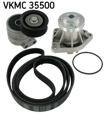 SKF VKMC 35500 Su Pompasi + Tirnakli Kayis Takimi 980743 K980743A KH61WP06 PK03200