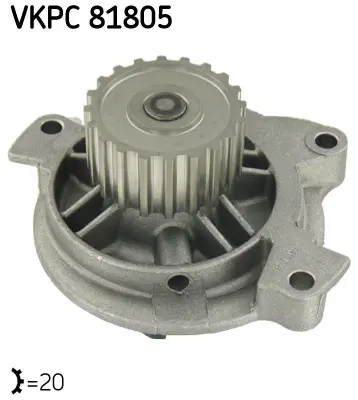 SKF VKPC 81805 Su Pompası (Devirdaim) Audı A100 2.5 Tdı 90-94 (Aat-Abp) 240662 506130 538034510 9518 980552 A180 AQ1085 DP004 P546 PA380P PA662 PA988