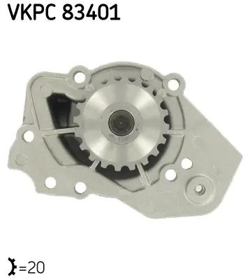 SKF VKPC 83401 Su Pompası (Devirdaim) Cıtroen Bx (1.6), Zx (1.6, 1.9), C15 (1.8 D.) Peugeot 205, 305, 309, 405(1.6, 1.9) Talbot Horızon(1.9d) 1135 240256 506011 538013310 9261 986816 AQ1740 DP005 P816 PA0071 PA256 PA429P T136 WP0001V