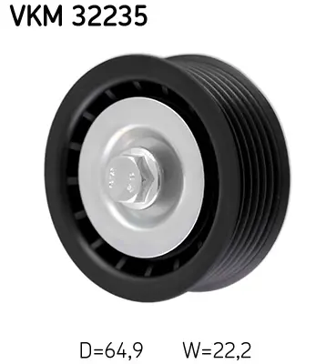 SKF VKM 32235 V Kayış Gergi Rulmanı  Bravo Iı-Punto 1.6 Mtj-2.0 Dmtj 08-> Delta Iıı-Musa 1.8 08-> 70x65x26x8 100091 532056210 APV2822 T0519 T36469