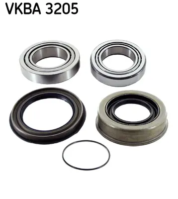 SKF VKBA 3205 Ön Teker Rulmanı Set Nıssan Pıckup 86->98/Terrano 88->92 713613750 961801 ADN18233 ADN18241