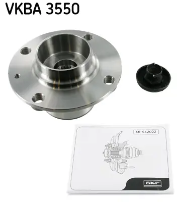 SKF VKBA 3550 Ön Aks Porya Rulmanı Vw Lupo, A2 1.2 Tdı 101029 713610530