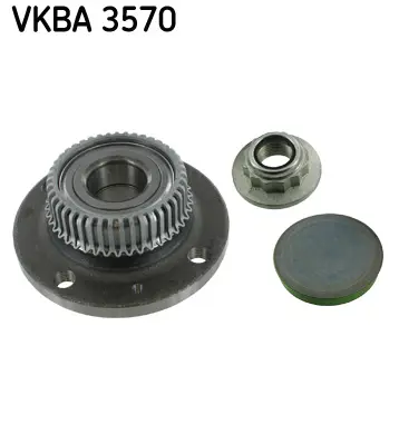 SKF VKBA 3570 Arka Teker Poryalı Rulman (4 Delik Abs) Seat Inca 95-03 - Vw Caddy 95-04 (1.4 1.6 1.7 1.9) 102079 102158 28376 713610660