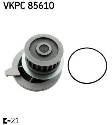 SKF VKPC 85610 Su Pompası (Devirdaim) Opel Astra F 2.0 Gsı 16v 92-98 1330 17283 240409 506080 538012610 6136004038 980737 ADZ99124 AQ1490 DP014 LDWP0409 O128 P318 PA1085 PA409 PA624P WP0010V WP10 YHO108