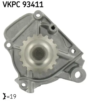 SKF VKPC 93411 Su Pompası (Devirdaim) Honda Cıvıc Iv-V (1.5 1.6) 91-95, Crx Iıı 1.6 92-95 240925 506441 538060810 9250 987822 ADH29123 AQ1239 DP056 H124 P7822 PA1011 PA925 WP324