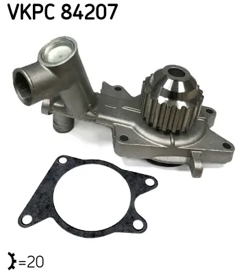 SKF VKPC 84207 Su Pompası (Devirdaim) Ford  Escort 81 Express (Ava) 1.3 > Iıı (Gaa) 1.3,1.6 Rs > Cabrio (Ald) 1.6 80-86 > Fıesta,Orıon 83-89 240232 506000 538027910 980065 AQ1163 E111509 F107 GWF40A LDWP0232 P207 PA0234R PA232 PA398P WEFO02 YHF129