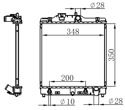 ORIS BHN030016 Su Radyatoru Brazıng Cıvıc 98-01 Otomatık Sanzuman 350x349x16 32111060 19010P03901 19010P03904 60252122 19010P03902 KHD2122 2060225 19010P1KE51 PCC108352 R10475