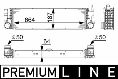 BEHR MAHLE CI 180 000P Turbo Radyatörü GM A4475011301