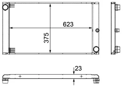 BEHR MAHLE CR 1093 000P 8mk376754-101 Radyatör Bmw E60 520d 05 530d 03 520xd 05 530xd 05 E61 E63 635d 07 E64 635 D 07 GM 17117795878, GM 7795138, GM 17117795138, GM 60773, GM 17112248478, GM 17112248748, GM 17117792832, GM 2248478, GM 7795878, GM 7792832