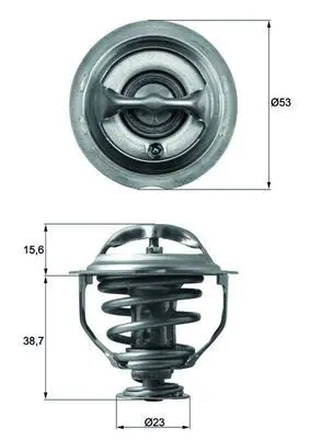 BEHR MAHLE TX11795D Termostat GM 06J121113A