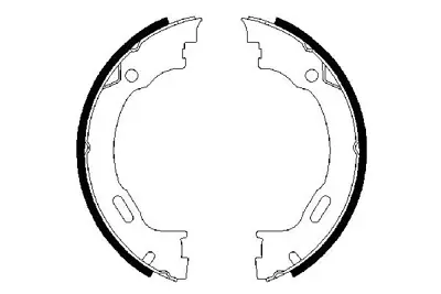 BOSCH 0986487609 El Fren Balatasi Bmw F20 F21 E81 E87 E88 E82 F22 F23 F87 E46 GM 1634200220, GM A1634200220, GM K68020626AA, GM K05137624AA, GM K68020626AC, GM K68020626AB, GM K05103204AA, GM 5103204AA, GM 1634200220MF, GM 1634202220