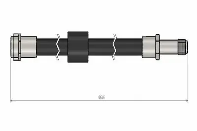 CAVO C900 673A Fren Hortumu On 4-Matic Viano W639 03> Vito W639 03> GM A6394281035