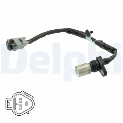 DELPHI SS11237 Krank Pozisyon Sensoru Honda Civic Viii 2007> Crv Iii 2007> Jazz Ii 2002 2008 Accord 2003 2008 GM 9091905069