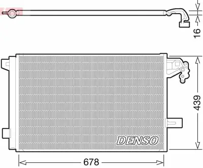 DENSO DCN32063 Klima Radyatörü GM 7E0820411D