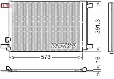 DENSO DCN32066 Kondansatör. Klima GM 5Q0816411N