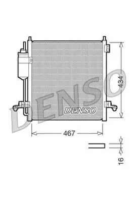 DENSO DCN45001 Klima Radyatoru L200 2,5 Dıd 2005 2015 (Dı D) GM MN123606