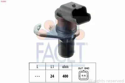 FACET 9.0303 Krank Mıl Sensoru C5 607 406 Ym 2.0hdı 2.2hdı 16v 3.0 24v 306 Xsara Partner Berlıngo Dw8b 01>03 Lag GM 9632889780, GM 9634049880