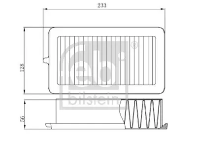 FEBI BILSTEIN 174597 Hava Filitresi Nıssan Mıcra V 16> Juke 19> Renault Clıo V 19> Captur Iı 20> 0.9 Tce 1.0 Tce 1.3 Tce 1 GM 165465FN1A